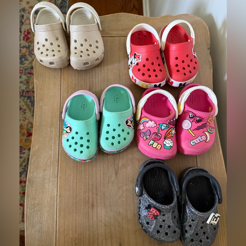 Infant Girl Crocs C3 & C4 Bundle Lot